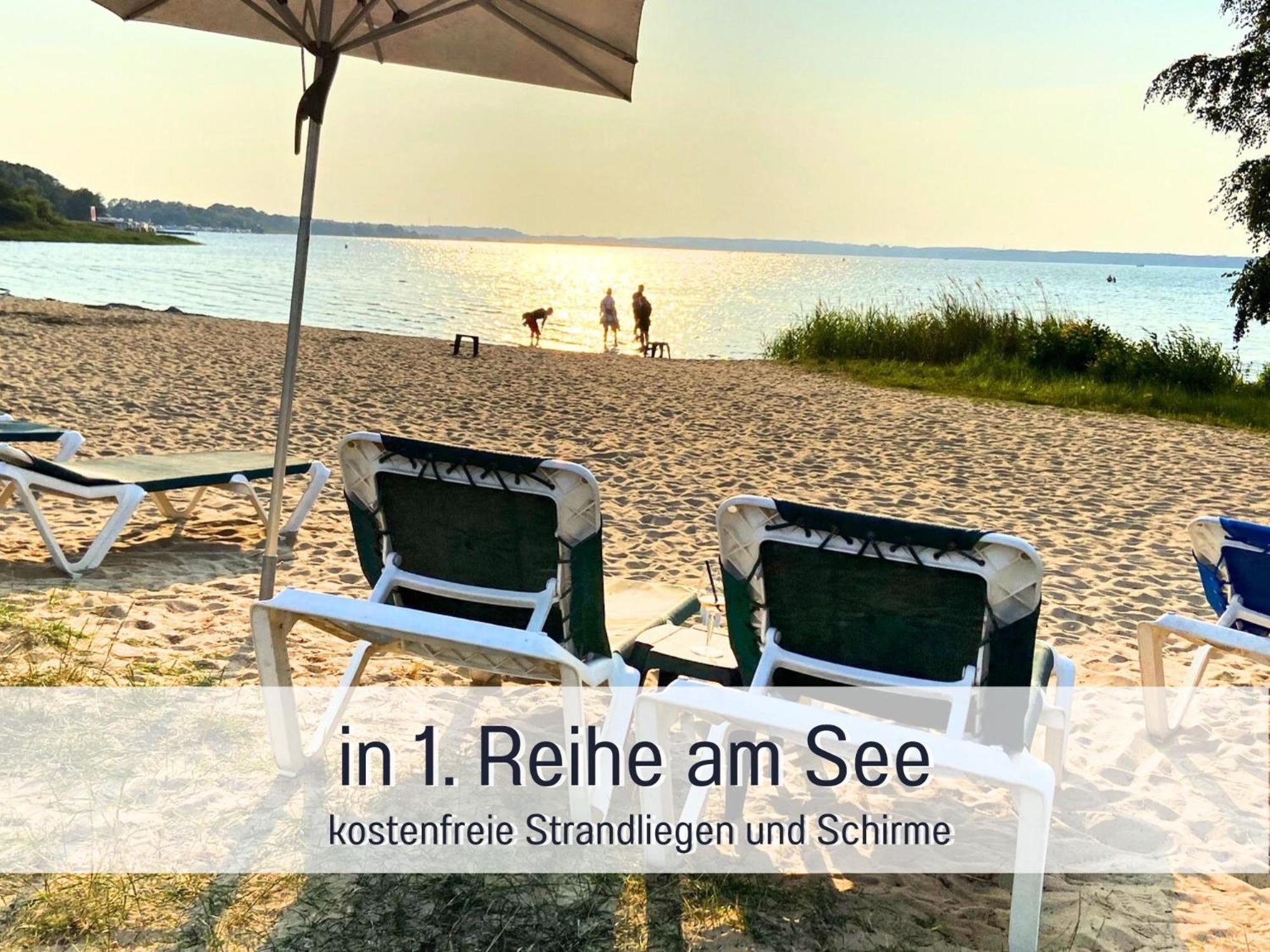 Strandhaus Mathea - Ruhige Lage Direkt Am Fleesensee - Parkplatz, Kamin, Sauna - Familienfreundlich Unter Gohren Exterior photo